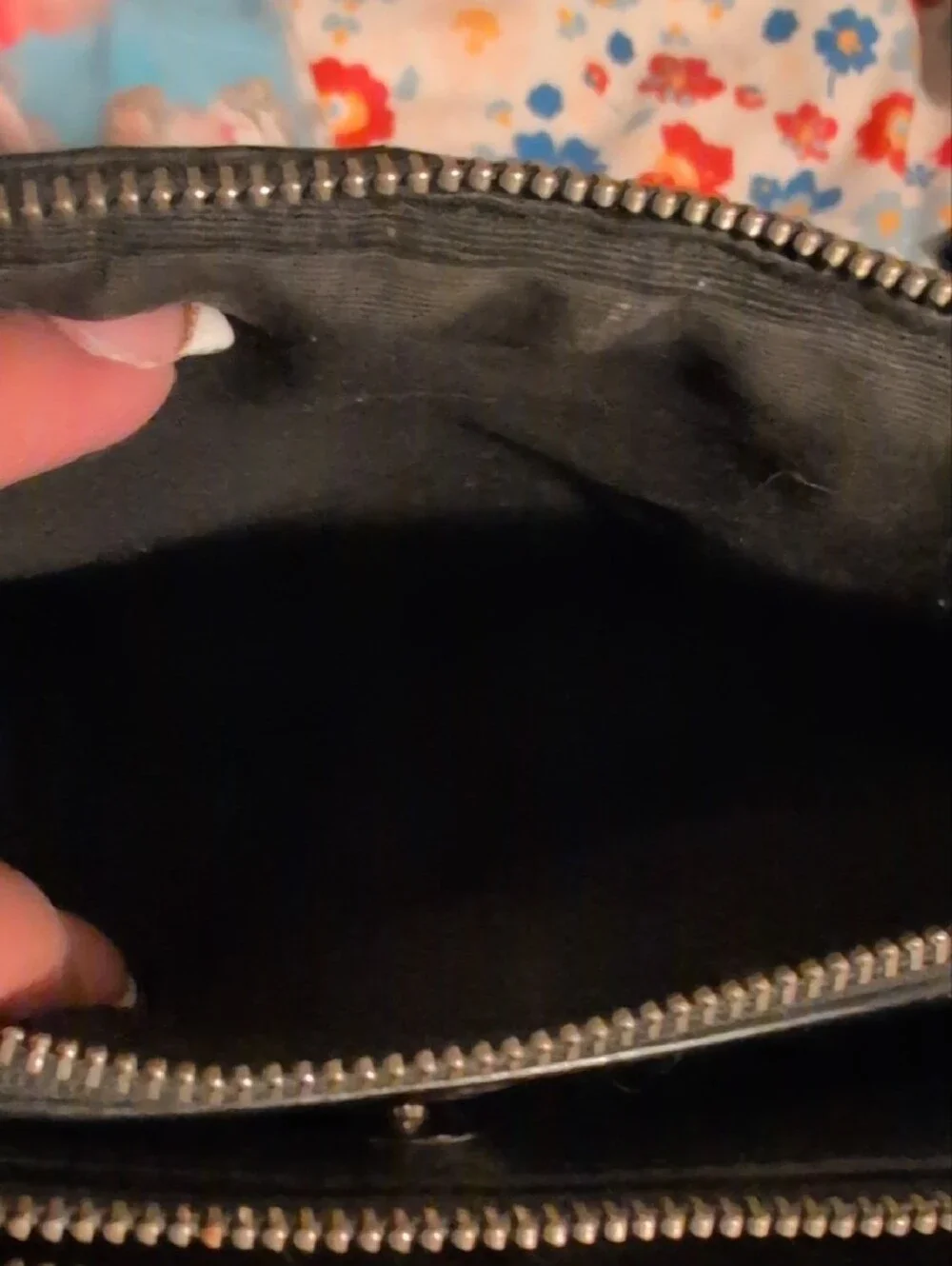 Coach Black Signature Canvas Satchel with Leather Trim